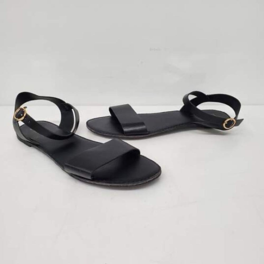 vintage open toe black y2k chunky ankle strap sandals Roman footwear style shoes